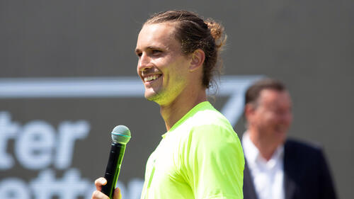 Tennis-Star Alexander Zverev stand im Stuttgart-Finale