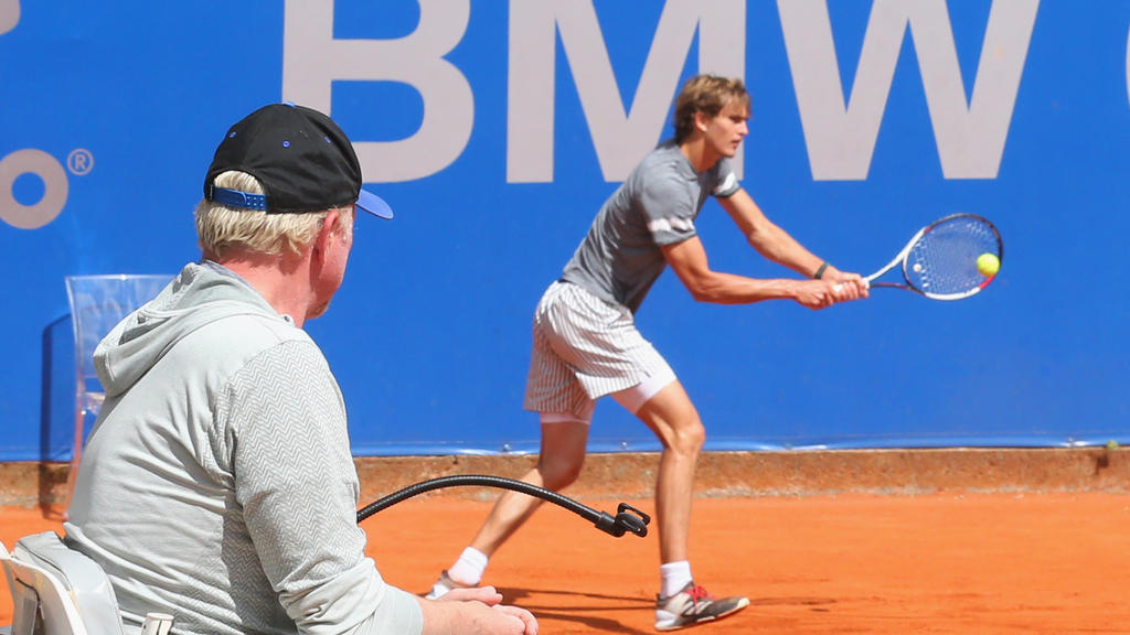 Boris Becker verfolgt die Entwicklung von Alexander Zverev genauestens Boris Becker verfolgt die Entwicklung von Alexander Zverev genauestens