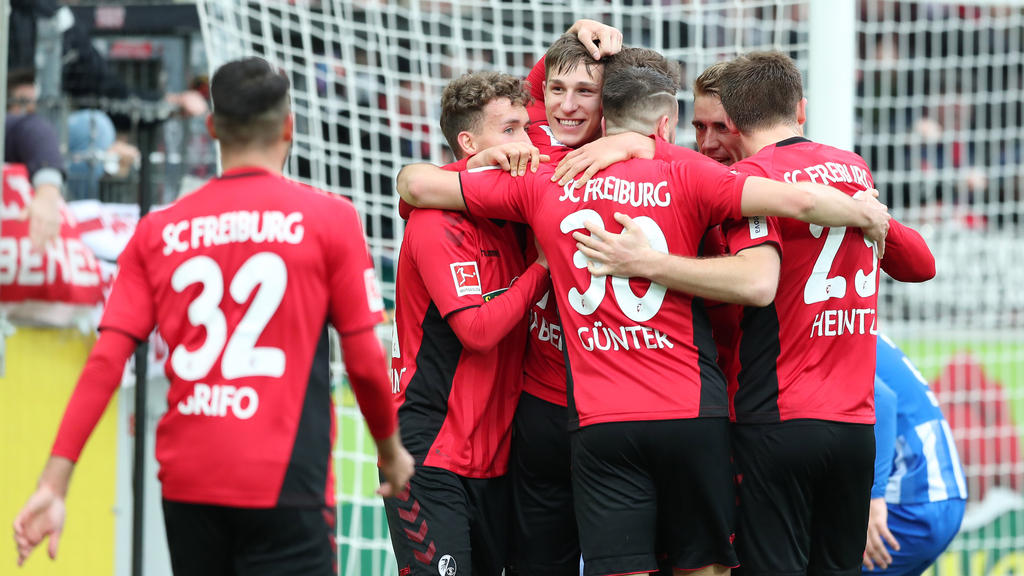 Der SC Freiburg bezwang Hertha BSC