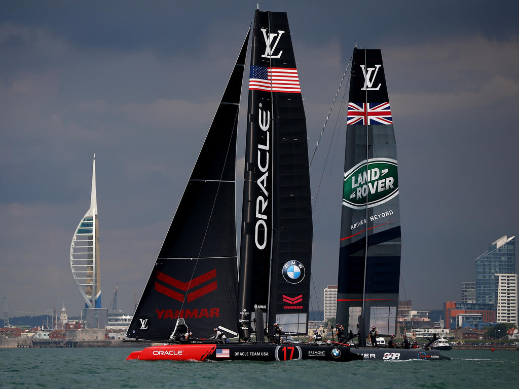 America's Cup Mit 90 km/h durchs BermudaDreieck