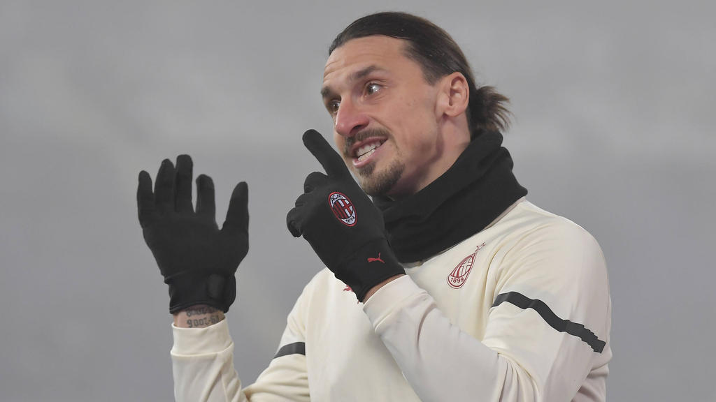 Zlatan Ibrahimovic geht für den AC Milan auf Torejagd