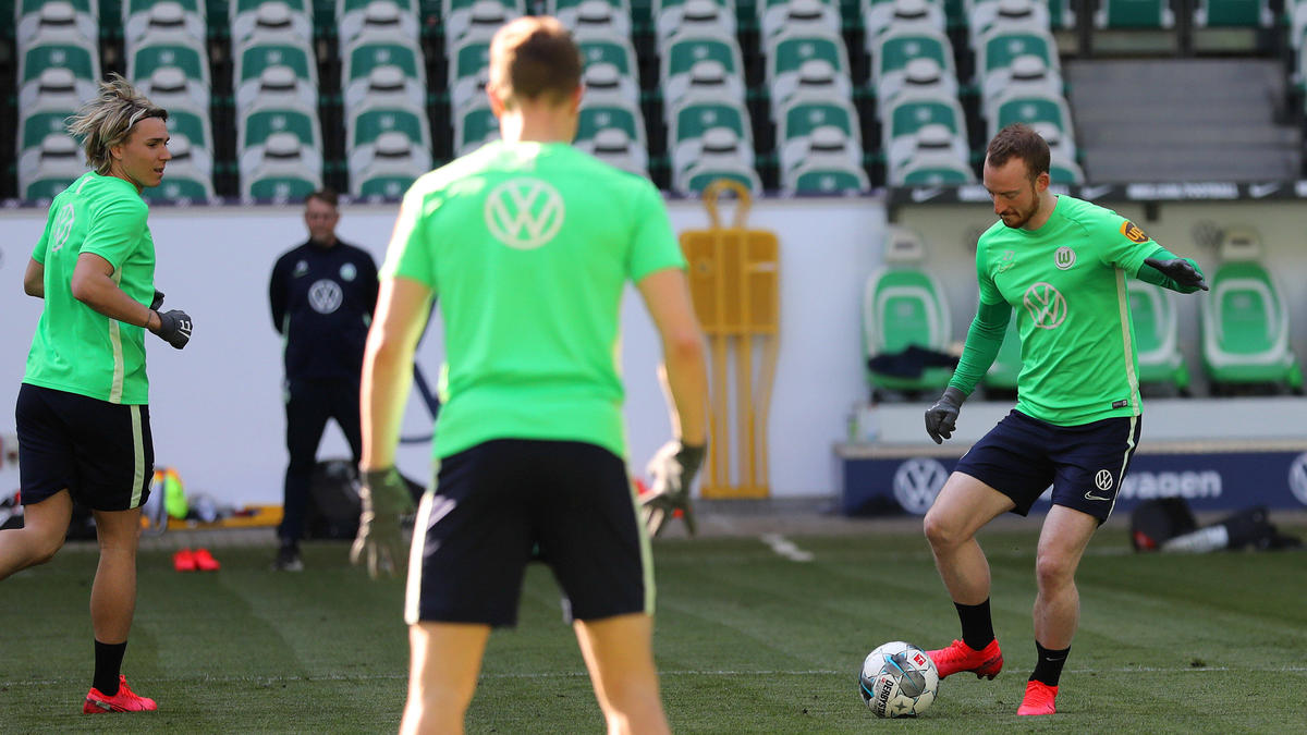 Der VfL Wolfsburg steigt wieder in das Training ein Der VfL Wolfsburg steigt wieder in das Training ein