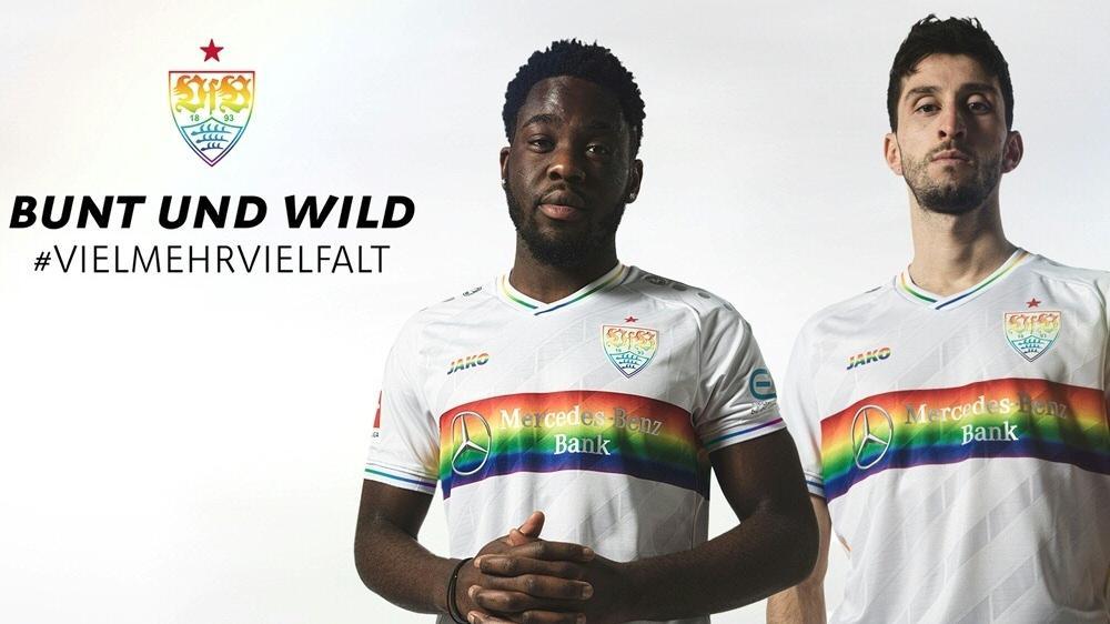 VfB Stuttgart kickt im Regenbogentrikot