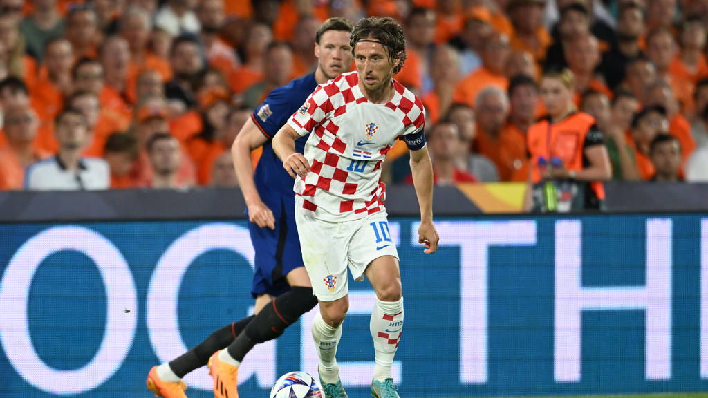 Luka Modric zog mit Kroatien ins Finale ein Luka Modric zog mit Kroatien ins Finale ein