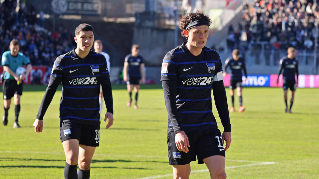 Hertha BSC hat in Elversberg eine denkwürdige Klatsche kassiert Hertha BSC hat in Elversberg eine denkwürdige Klatsche kassiert