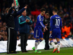 Eden Hazard (r.) zog den Unmut der Chelsea-Anhänger auf sich