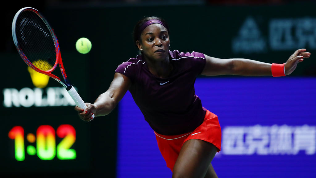 Sloane Stephens setzte sich gegen Naomi Osaka durch