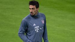 Mats Hummels stand beim Training des FC Bayern wieder auf dem Platz