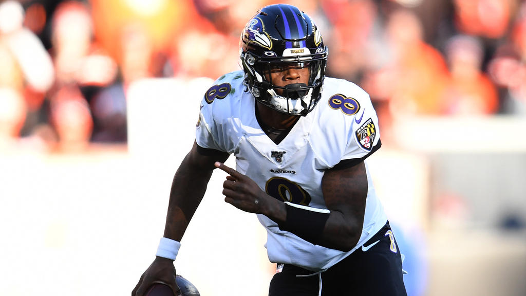 Lamar Jackson, Quarterback der Baltimore Ravens, ist ein Mann der Superlative Lamar Jackson, Quarterback der Baltimore Ravens, ist ein Mann der Superlative