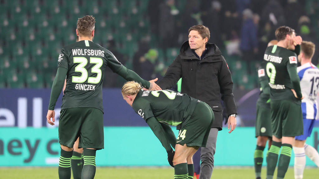 Oliver Glasner verlor mit dem VfL Wolfsburg gegen Hertha BSC Oliver Glasner verlor mit dem VfL Wolfsburg gegen Hertha BSC
