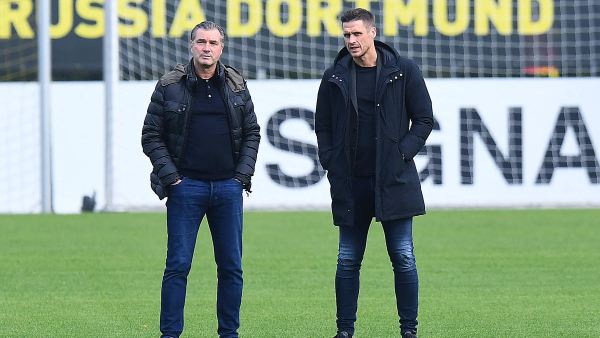 Michael Zorc (l.) und Sebastian Kehl haben über den BVB gesprochen Michael Zorc (l.) und Sebastian Kehl haben über den BVB gesprochen
