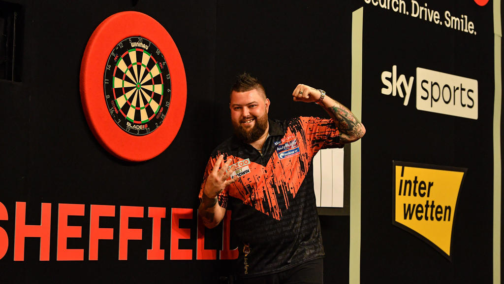 Siegte erneut in der Premier League: Darts-Champion Michael Smith