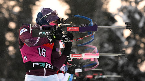 Die russischen Biathletinnen und Biathleten haben mit Munitionsknappheit zu kämpfen
