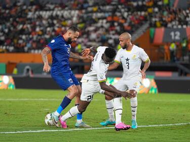 Nach der Partie zwischen Ghana und Kap Verde wollte ein Fan Ghana-Coach Chris Hughton angreifen