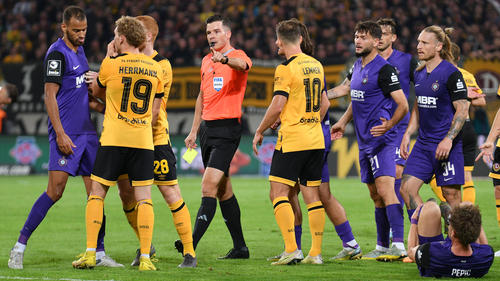 Dresden setzte sich in einem heißen Derby gegen Aue durch