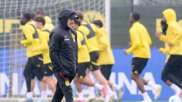 Trainierte seine Mannschaft im Regen: Niko Kovac