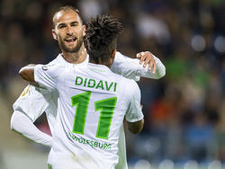 Bas Dost und Daniel Didavi waren die Wegbereiter für den Wolfsburger Sieg