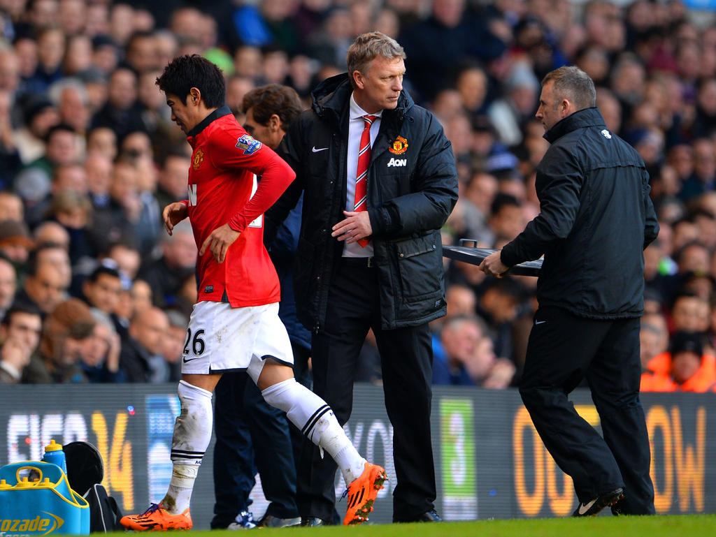 Shinji Kagawa und David Moyes kennen sich aus ihrer Zeit bei Manchester United