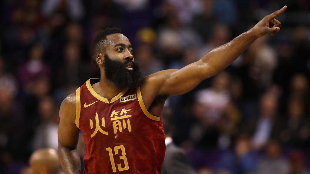 Rockets-Superstar James Harden gelangen 44 Punkte Rockets-Superstar James Harden gelangen 44 Punkte