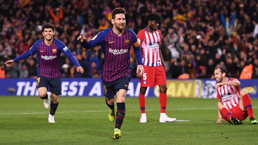 Lionel Messi machte gegen Atlético wieder einmal den Unterschied