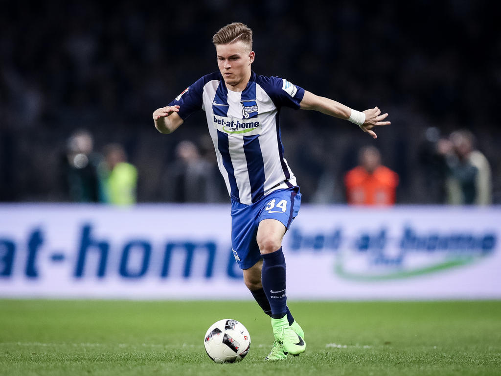 Maximilian Mittelstädt spiet seit 2012 für Hertha BSC Maximilian Mittelstädt spiet seit 2012 für Hertha BSC