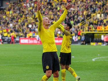 Erling Haaland volvió a anotar un doblete para los de Dortmund.