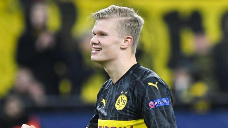 BVB-Stürmer Erling Haaland erzielte zwei Treffer gegen PSG