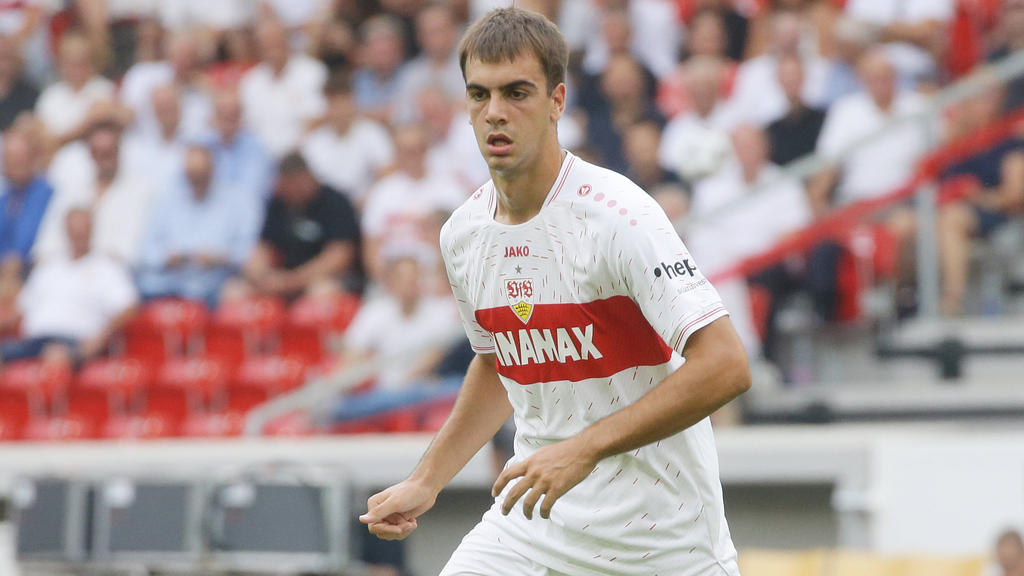 Jovan Milosevic vom VfB Stuttgart wurde in dieser Saison viermal eingewechselt