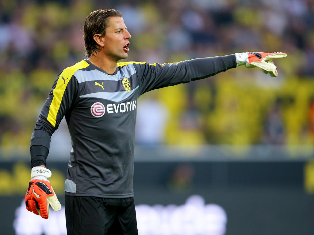 Dortmunds Torhüter Roman Weidenfeller weiß wo es lang geht Dortmunds Torhüter Roman Weidenfeller weiß wo es lang geht