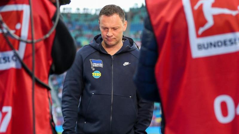 Herthas Trainer Pál Dárdai war nach der bitteren Niederlage in Leipzig bedient