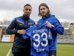 Sidney Sam wurde in Darmstadt von Trainer Torsten Frings empfangen