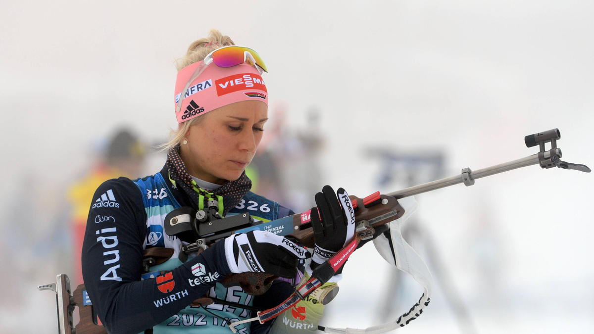 Karolin Horchler hängte im vergangenen März ihr Biathlon-Gewehr an den Nagel