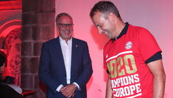 Erfolgreiche Macher beim FC Bayern: Karl-Heinz Rummenigge und Hansi Flick