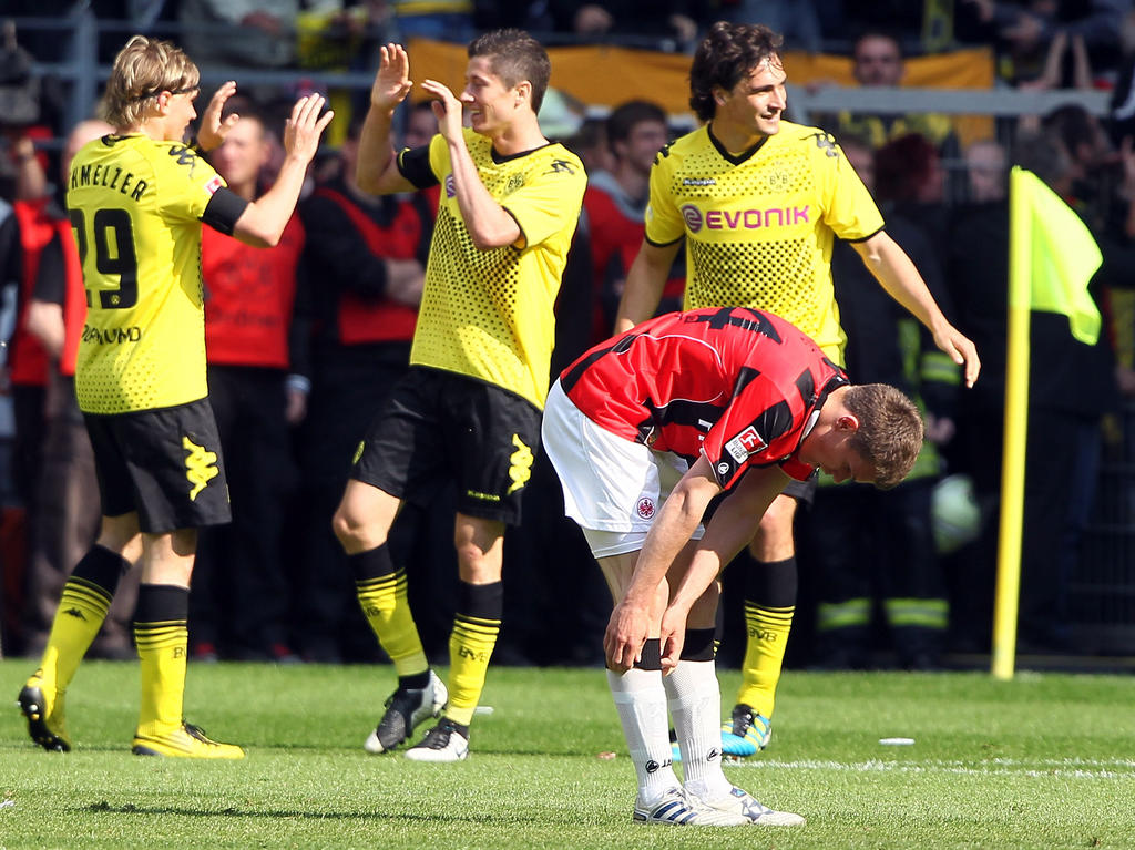 Schmelzer, Lewandowsi und Hummels jubeln