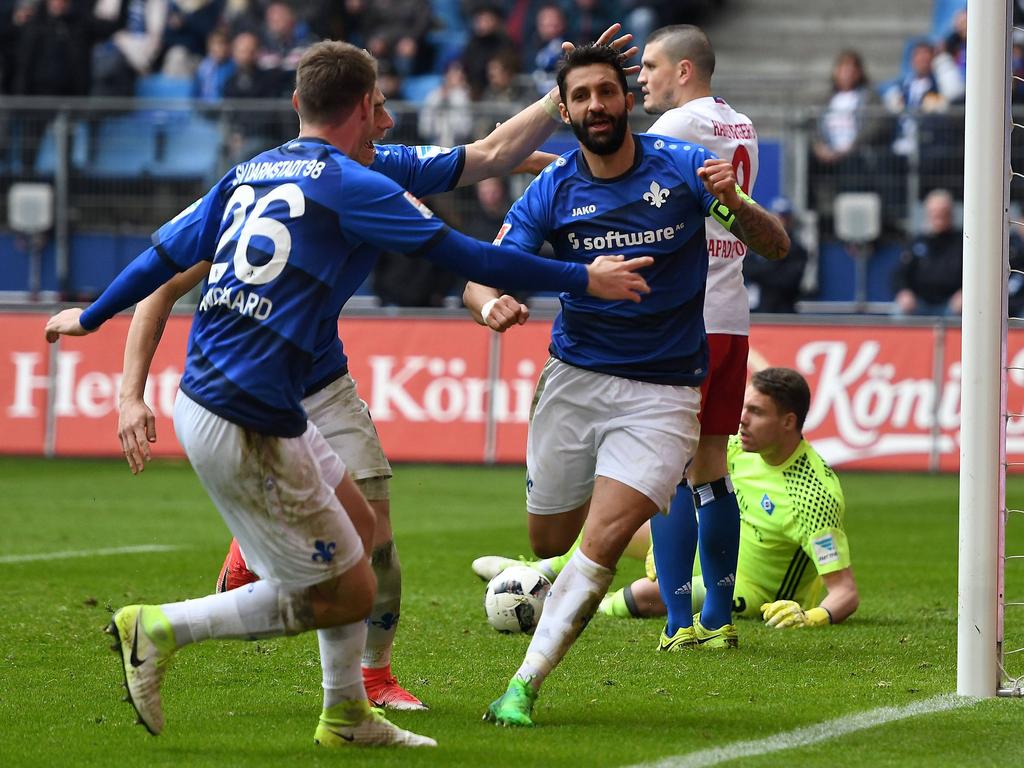 Aytaç Sulu und der SV Darmstadt feierten in Hamburg den ersten Auswärtssieg der Saison