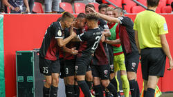 Der FC Ingolstadt jubelt über den Sieg gegen Erzgebirge Aue