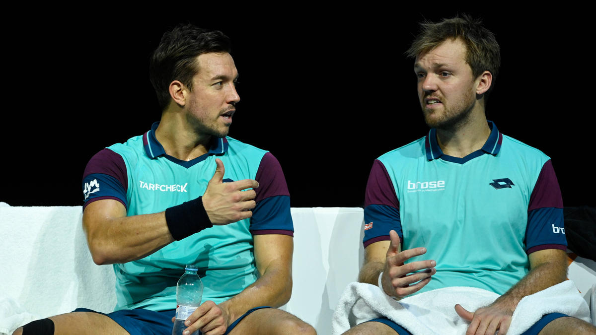 Andreas Mies (l.) musste die Australian Open absagen Andreas Mies (l.) musste die Australian Open absagen