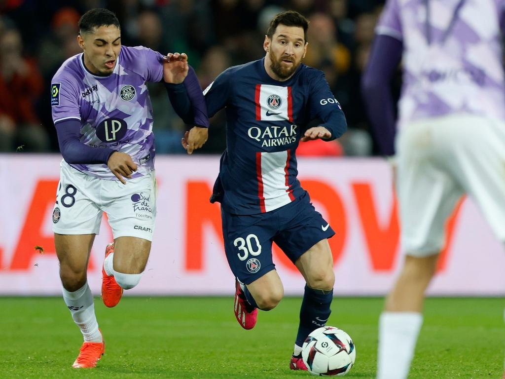 Lionel Messi erzielte für PSG das Tor zum 2:1-Endstand gegen Toulouse