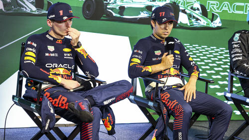 Aus Teamkollegen sind längst Rivalen geworden: Max Verstappen und Sergio Pérez
