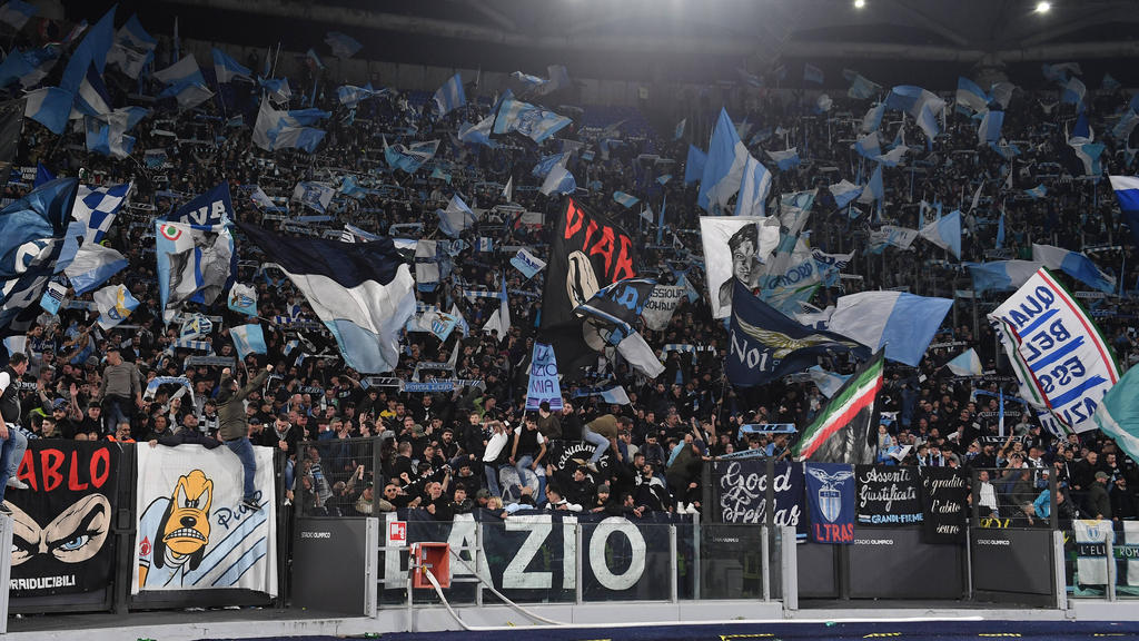 Fans von Lazio Rom fielen im Römer Derby sehr unangenehm auf