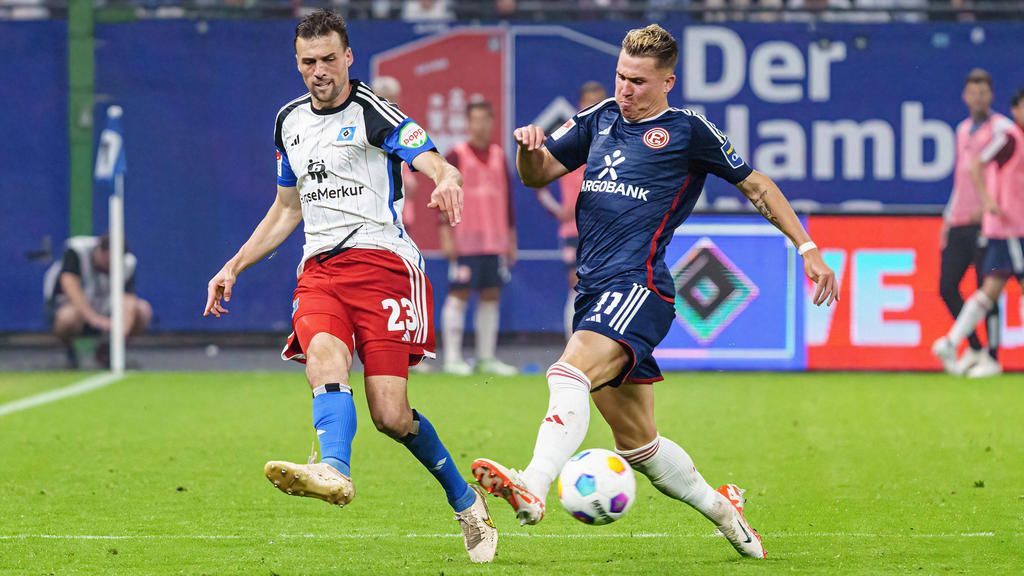 Der HSV feierte einen knappen Sieg gegen Düsseldorf