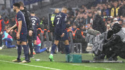 Kylian Mbappé bei seiner Auswechslung im "Classique" gegen Marseille