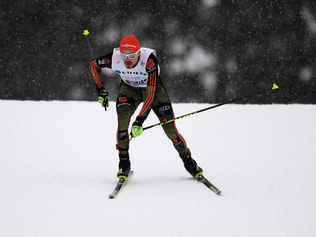Fabian Rießle war nach dem Springen noch auf Rang zehn Fabian Rießle war nach dem Springen noch auf Rang zehn