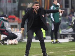 Trainer Gennaro Gattuso hat seinen Vertrag beim AC Mailand bis 2021 verlängert