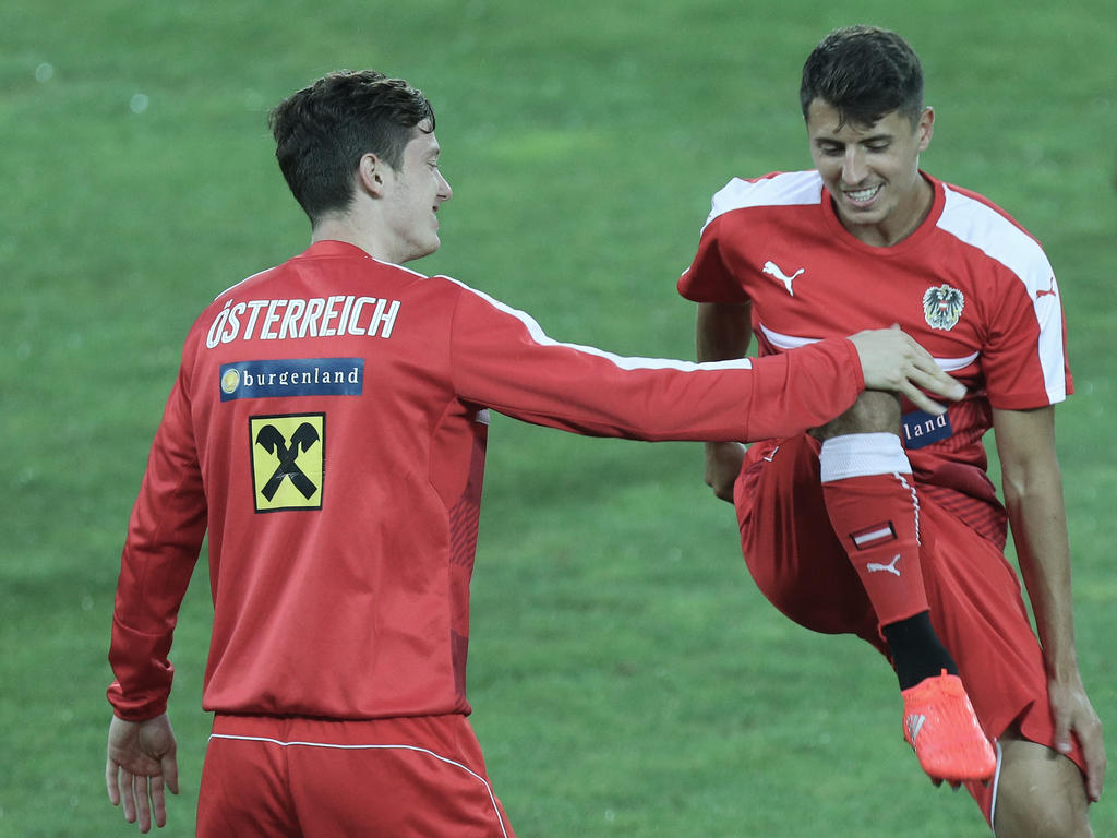 Michael Gregoritsch und Alessandro Schöpf verstärken gemeinsam mit Louis Schaub das ÖFB-U21-Team