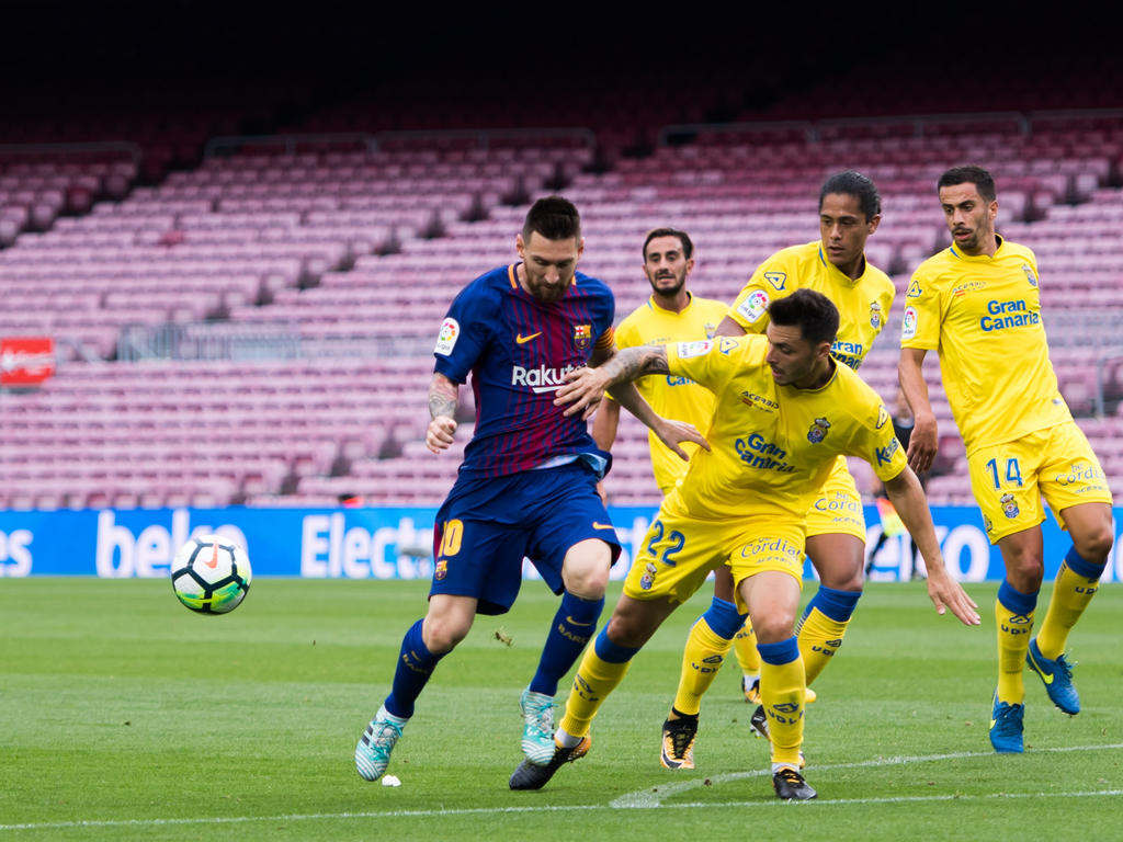 Lionel Messi traf doppelt für den FC Barcelona gegen Las Palmas