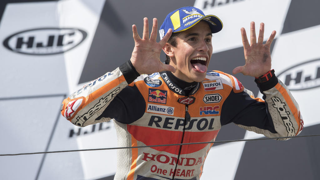 Marc Márquez gewann zum zehnten Mal in Folge am Sachsenring Marc Márquez gewann zum zehnten Mal in Folge am Sachsenring
