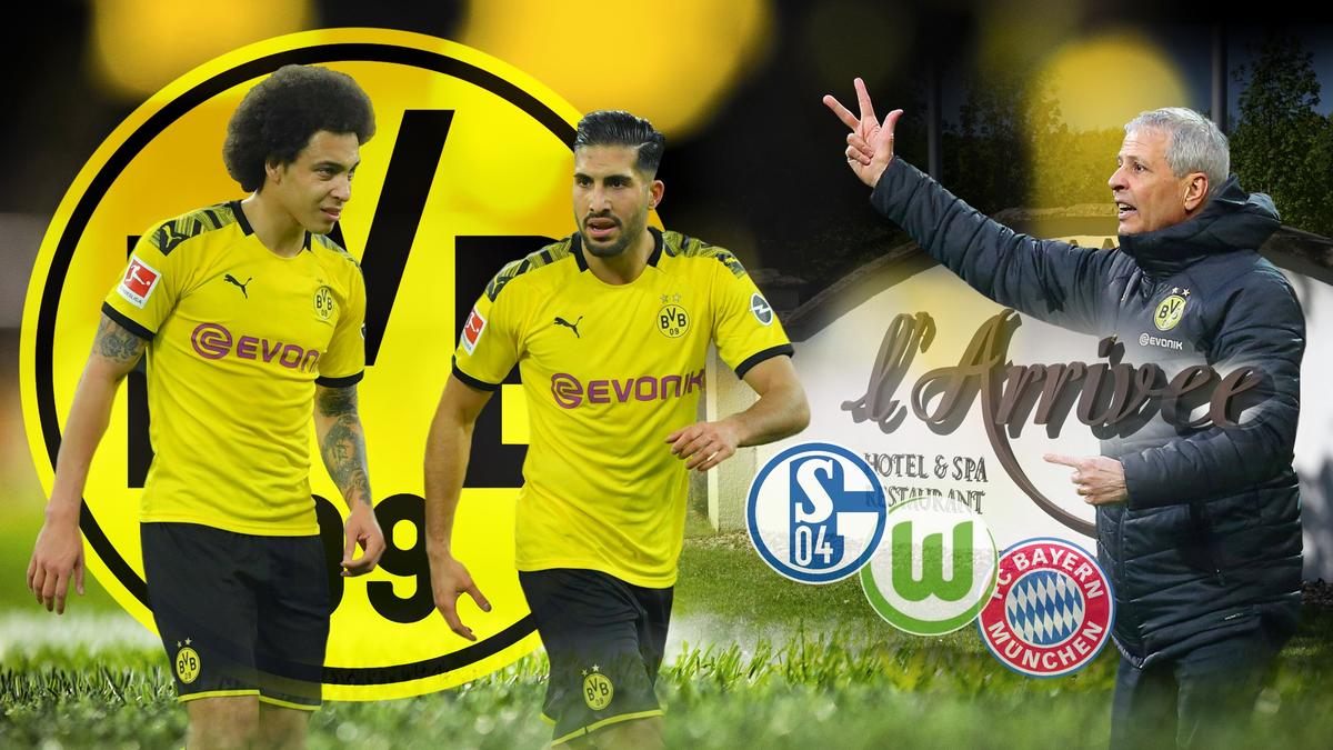 Der BVB muss im Derby gegen Schalke 04 auf Axel Witsel und Emre Can verzichten Der BVB muss im Derby gegen Schalke 04 auf Axel Witsel und Emre Can verzichten