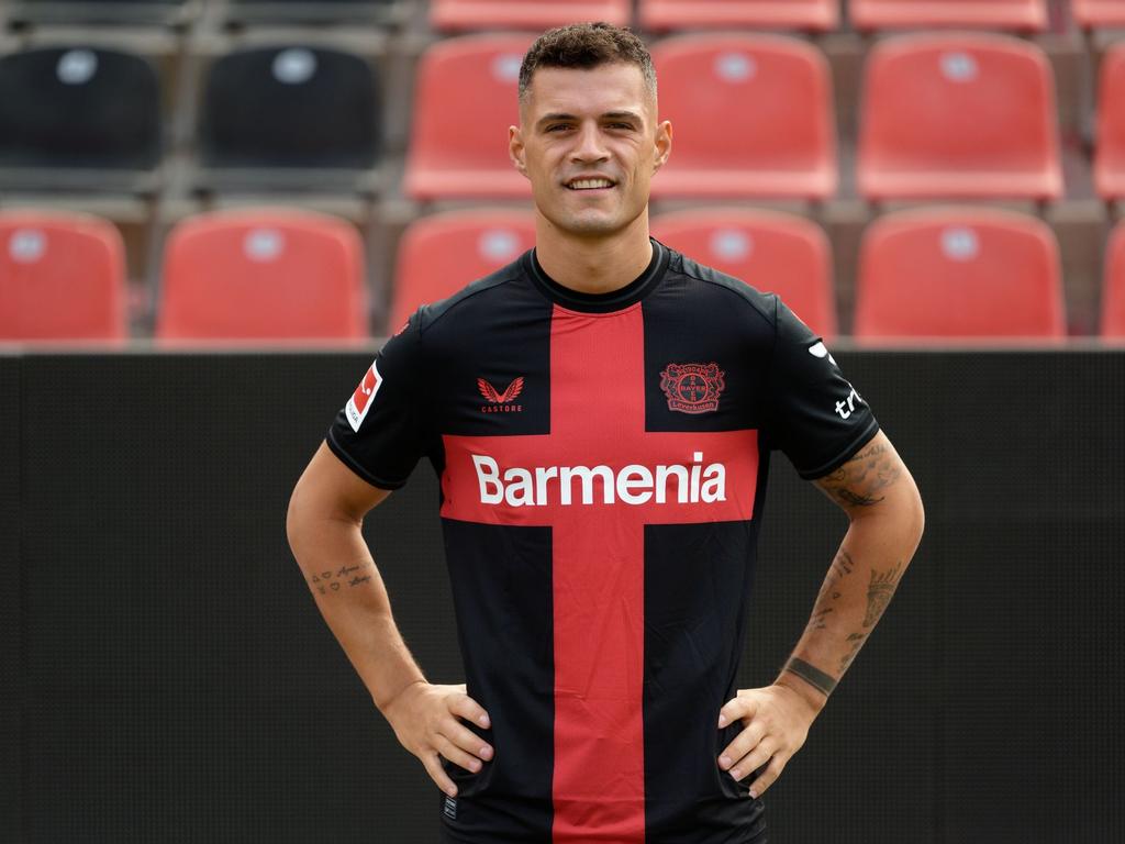 Granit Xhaka spielt jetzt für Bayer Leverkusen in der Bundesliga Granit Xhaka spielt jetzt für Bayer Leverkusen in der Bundesliga