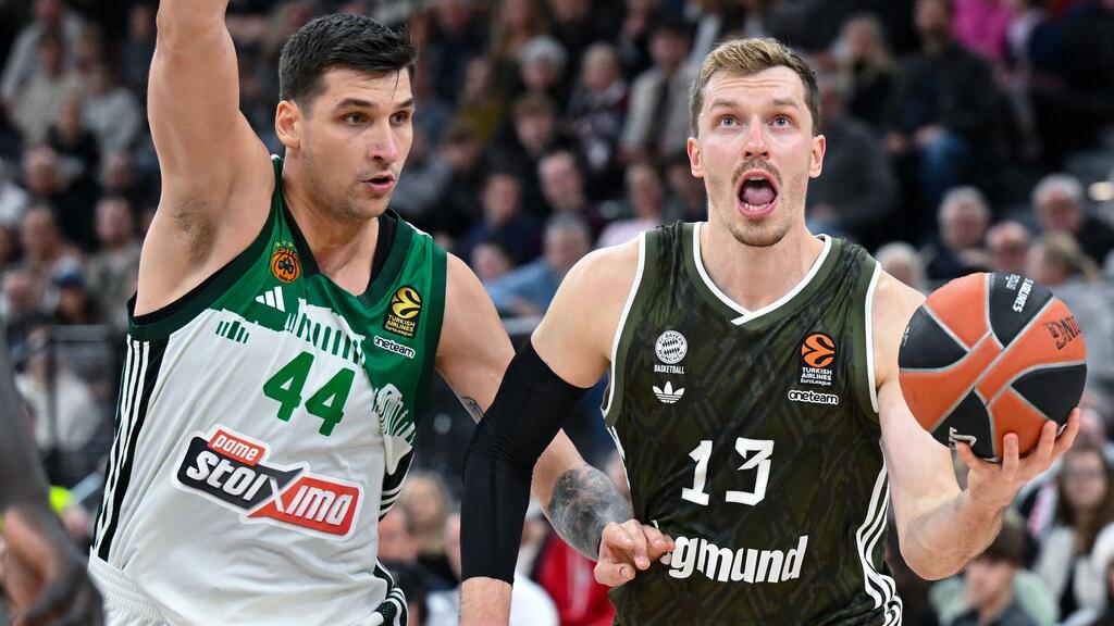 Bayern-Star Andreas Obst (r.) traf beim EuroLeague-Sieg gegen Kaunas acht Dreier